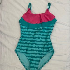 Cat & Jack watermelon swimsuit size 7-8